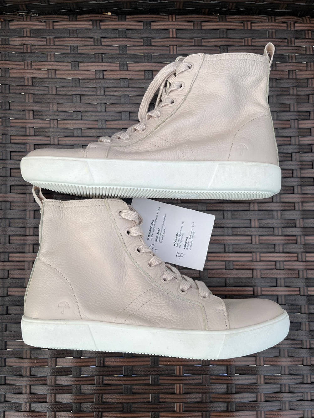 Naturalizer Morrison Leather High-Top Sneakers NWT - Picture 8 of 12